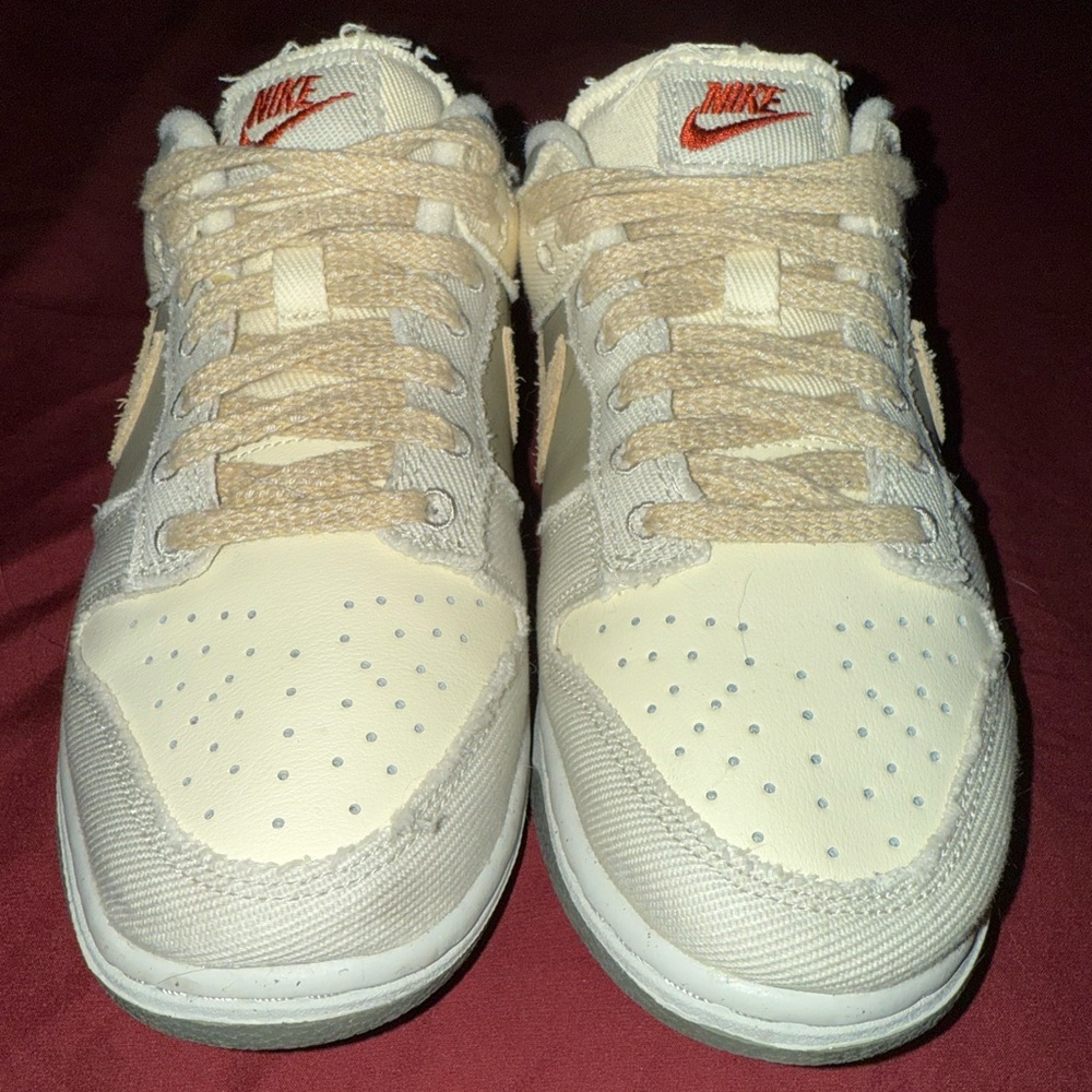 Nike Women's Sneakers in Cream and White
